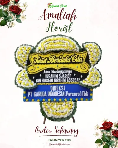 Papan Bunga Duka cianting utara